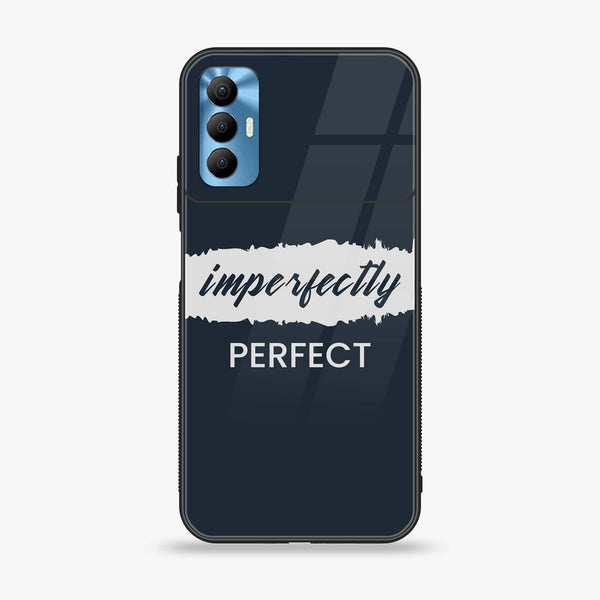 Tecno Spark 8 Pro - Imperfectly - Premium Printed Glass soft Bumper Shock Proof Case