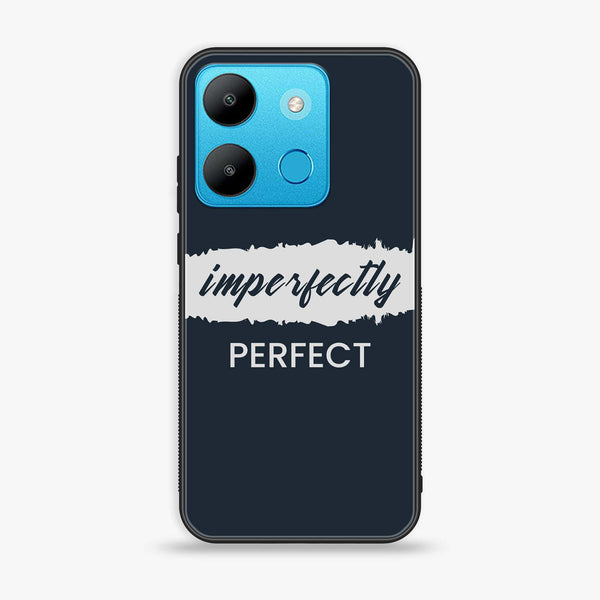 Infinix Smart 7 - Imperfectly - Premium Printed Glass soft Bumper Shock Proof Case