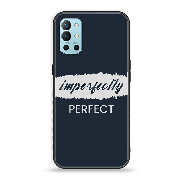 OnePlus 9R - Imperfectly - Premium Printed Glass soft Bumper Shock Proof Case