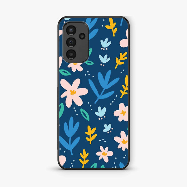 Samsung Galaxy A05s - Colorful Flowers - Premium Printed Glass soft Bumper Shock Proof Case