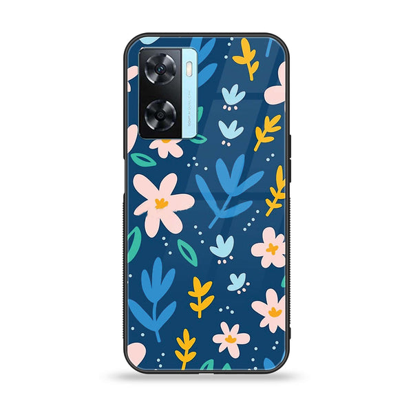 OnePlus Nord N20 SE - Colorful Flowers - Premium Printed Glass soft Bumper Shock Proof Case