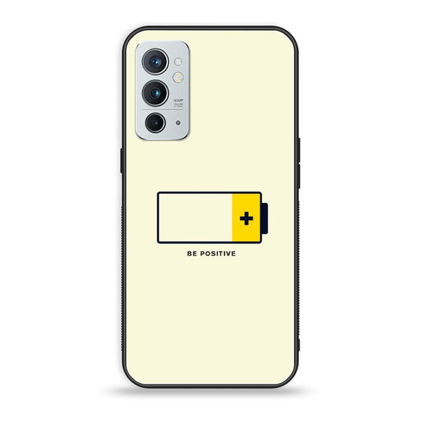 OnePlus 9RT 5G - Be Positive Design - Premium Printed Glass soft Bumper Shock Proof Case