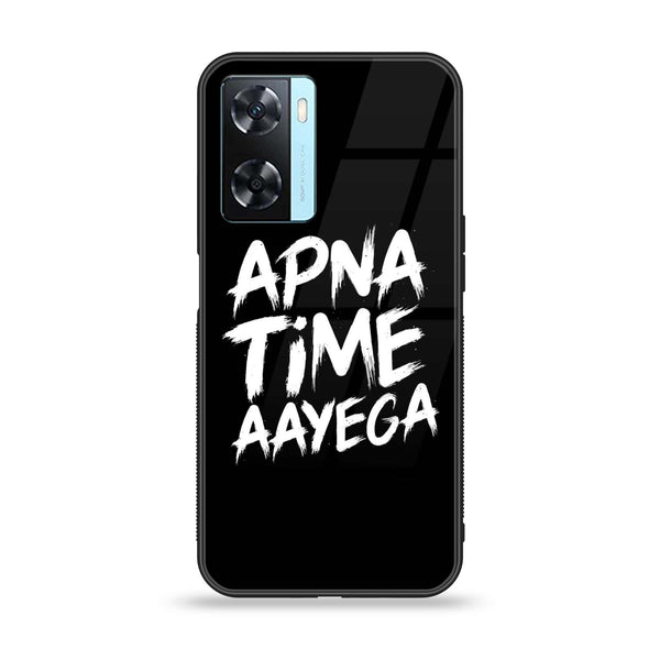 OnePlus Nord N20 SE - Apna Time Ayega - Premium Printed Glass soft Bumper Shock Proof Case