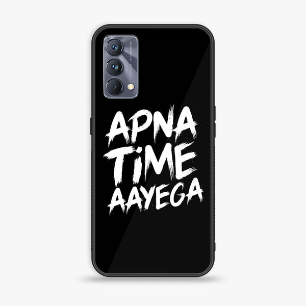 Realme GT Master Edition - Apna Time Ayega - Premium Printed Glass soft Bumper Shock Proof Case