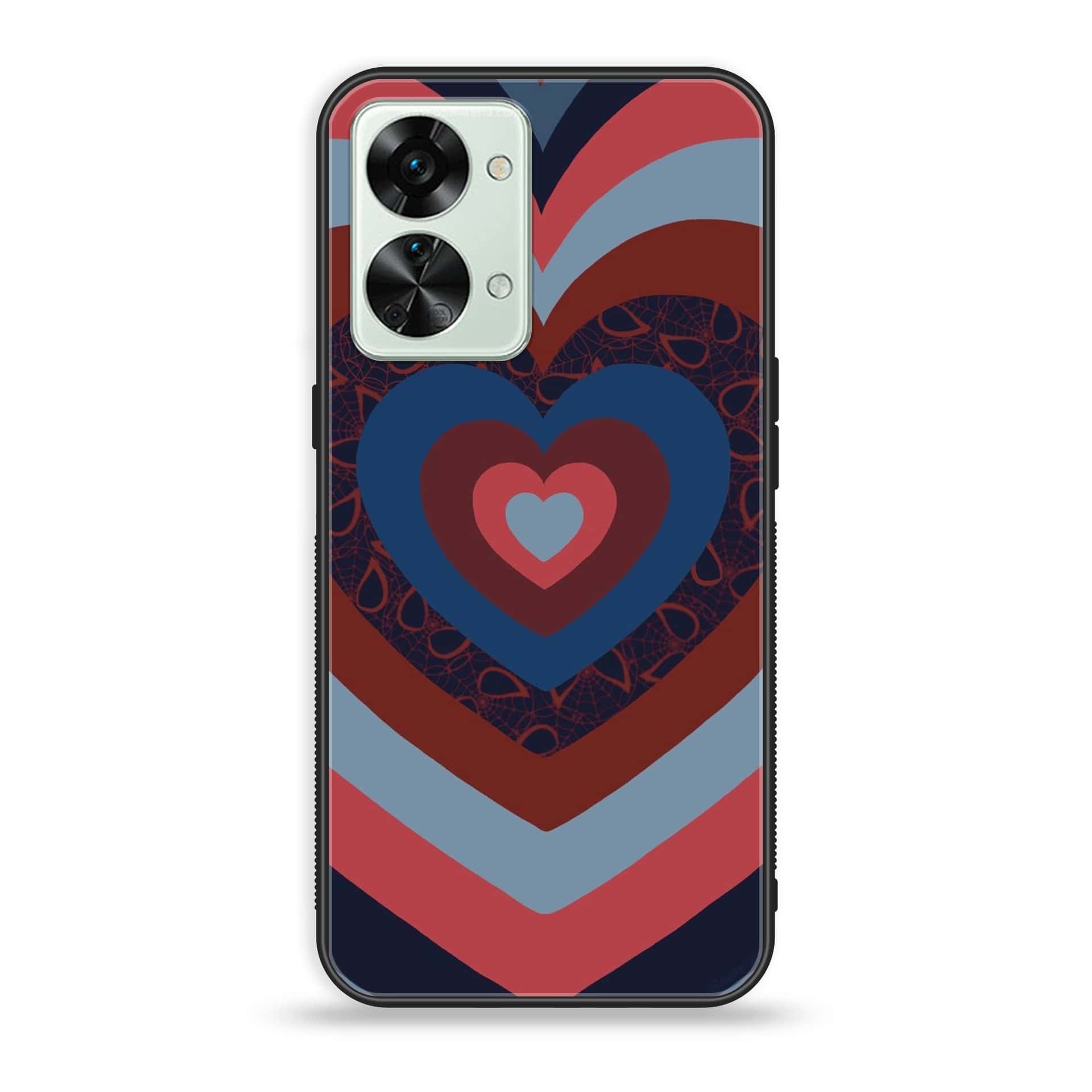OnePlus Nord 2T 5G Heart Beat Series 2.0 Premium Printed Glass soft Bumper shock Proof Case