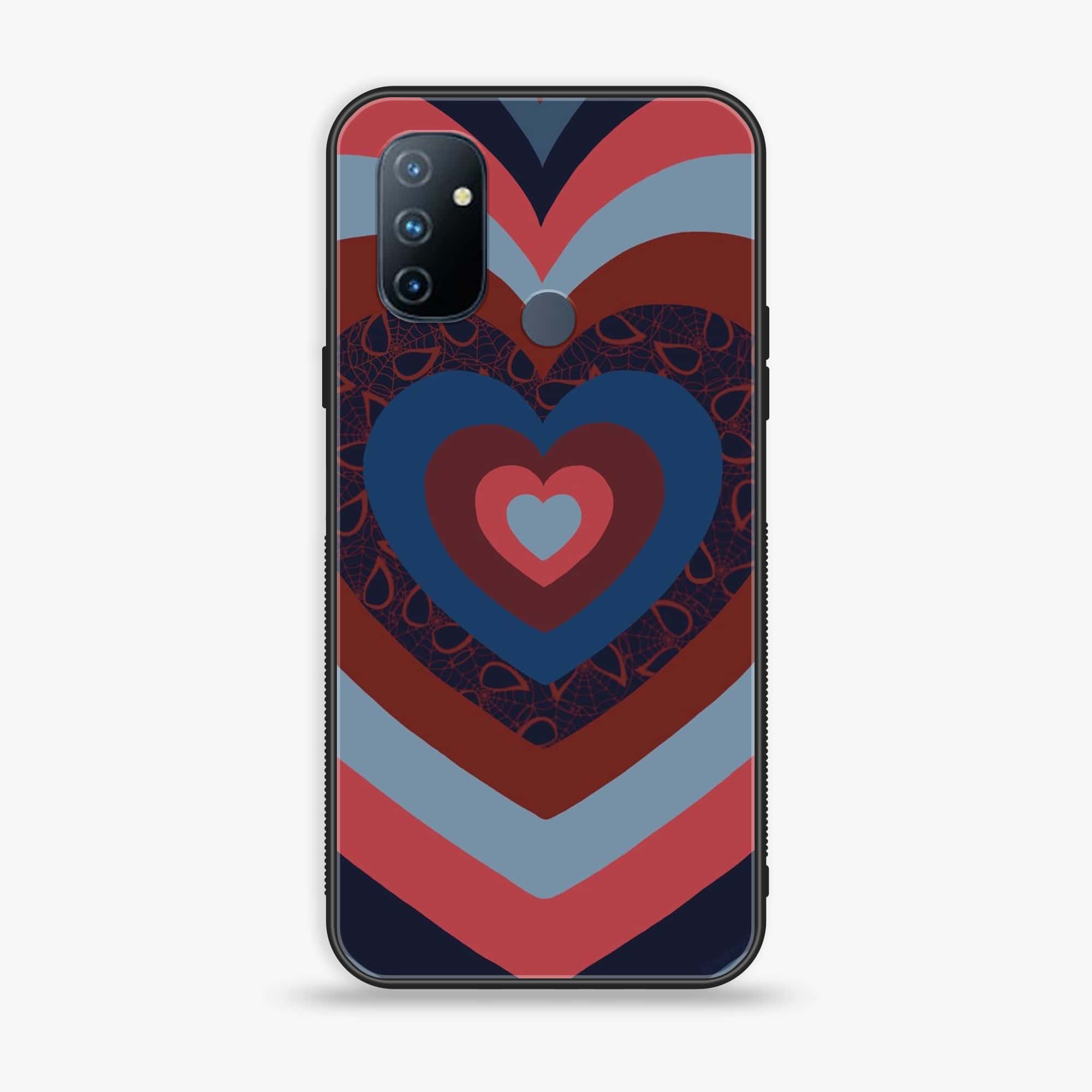 OnePlus Nord N100 Heart Beat 2.0 Series Premium Printed Glass soft Bumper shock Proof Case