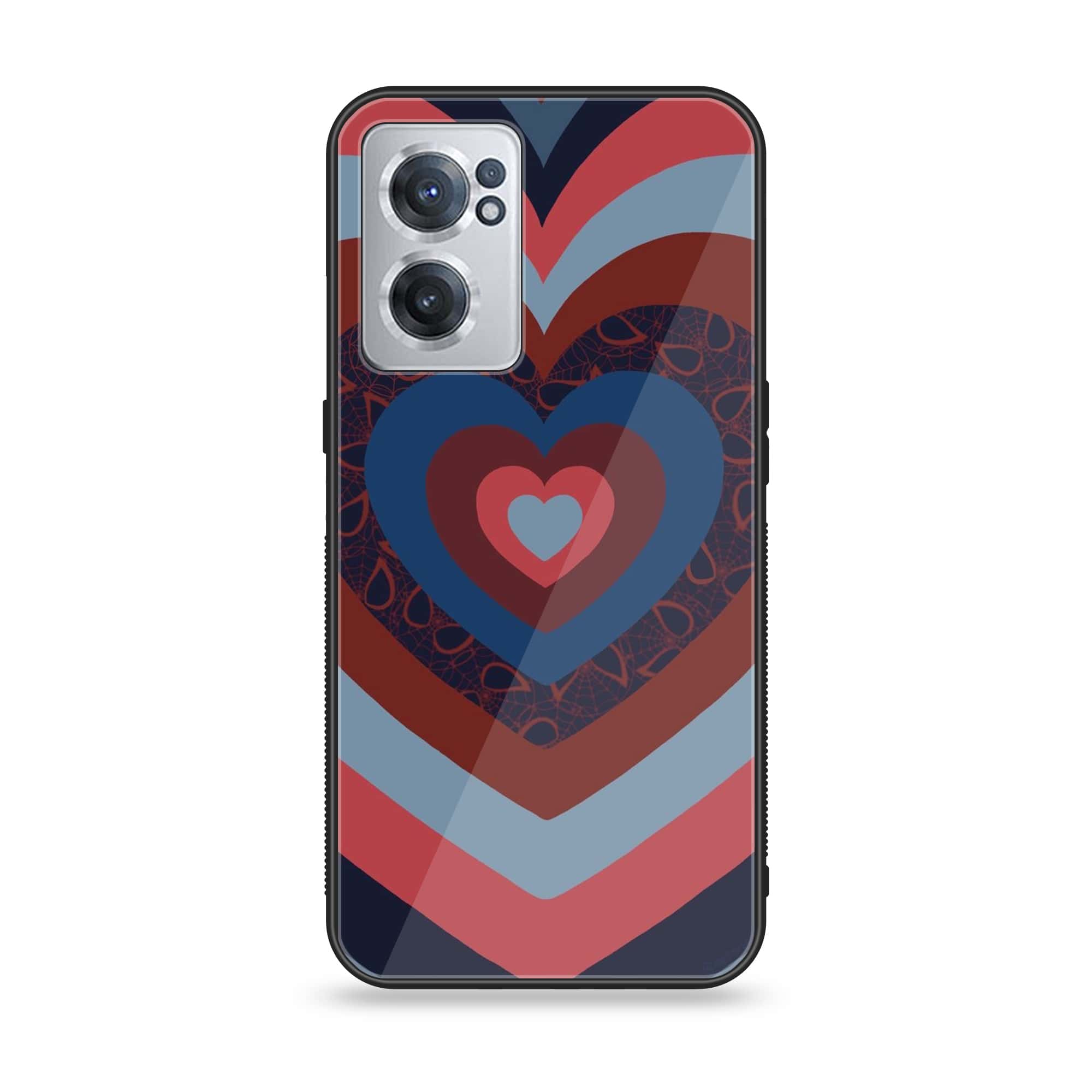 OnePlus Nord CE 2 5G - Heart Beat Series 2.0 - Premium Printed Glass soft Bumper shock Proof Case