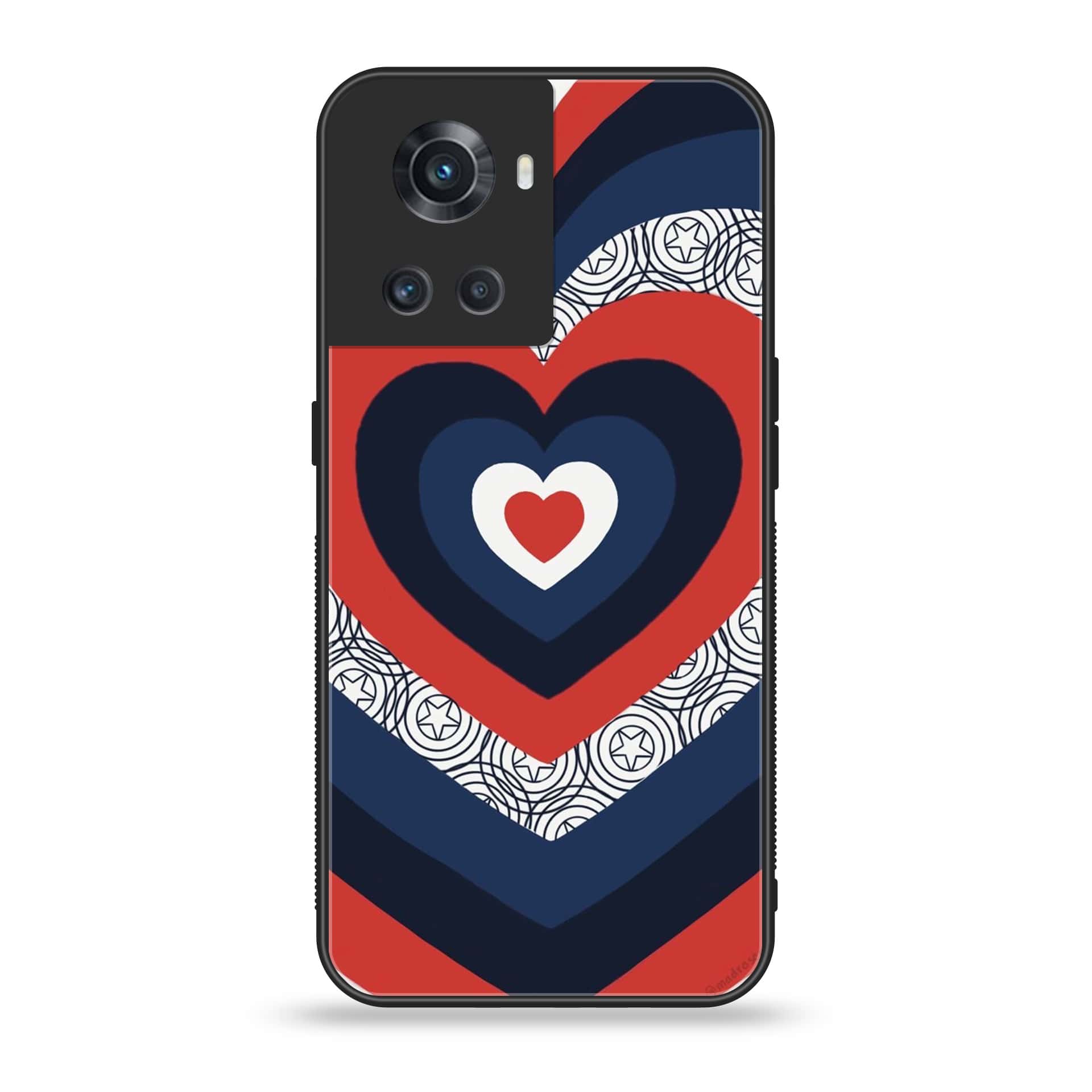 OnePlus Ace 5G -  Heart Beat Series 2.0 - Premium Printed Glass soft Bumper shock Proof Case