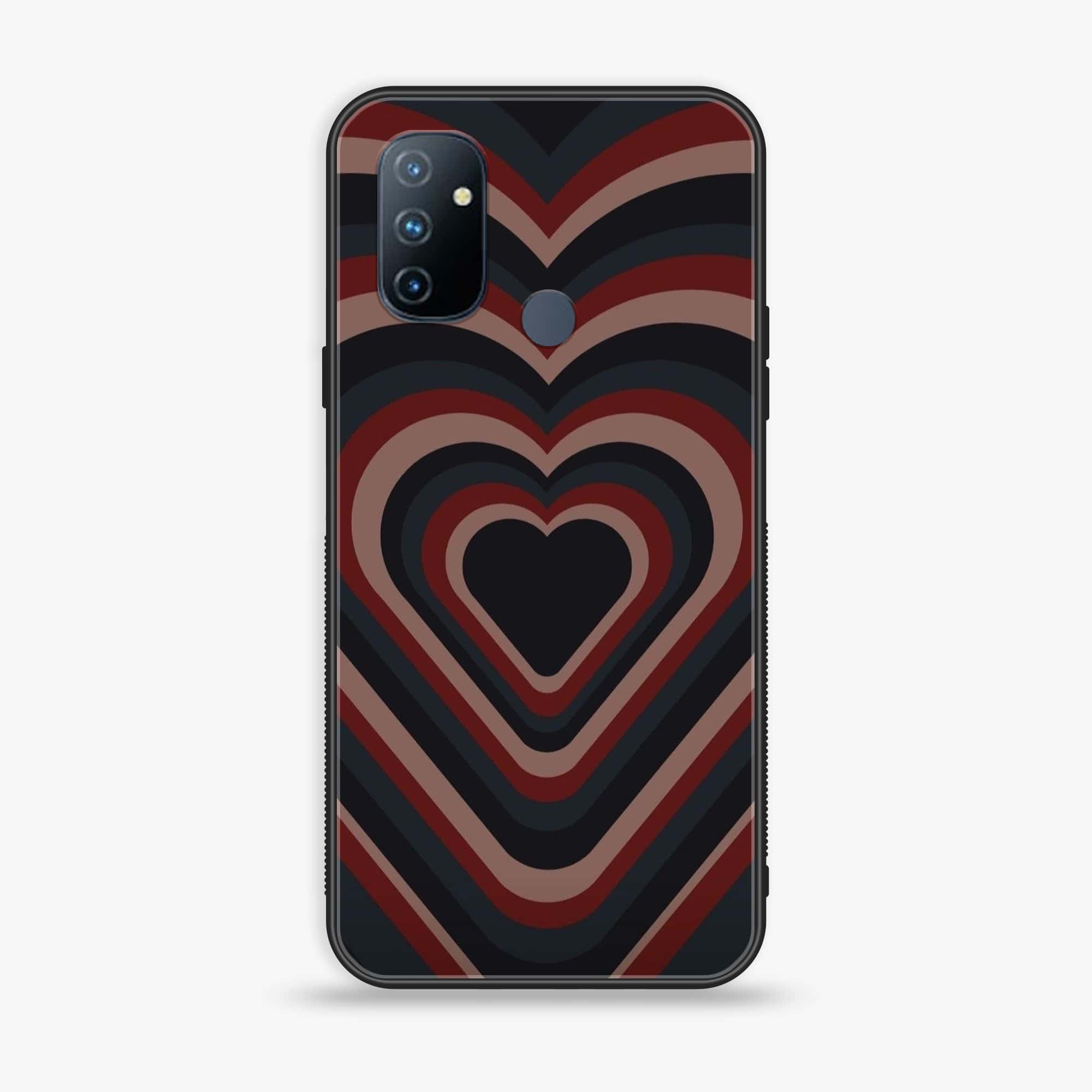 OnePlus Nord N100 Heart Beat 2.0 Series Premium Printed Glass soft Bumper shock Proof Case