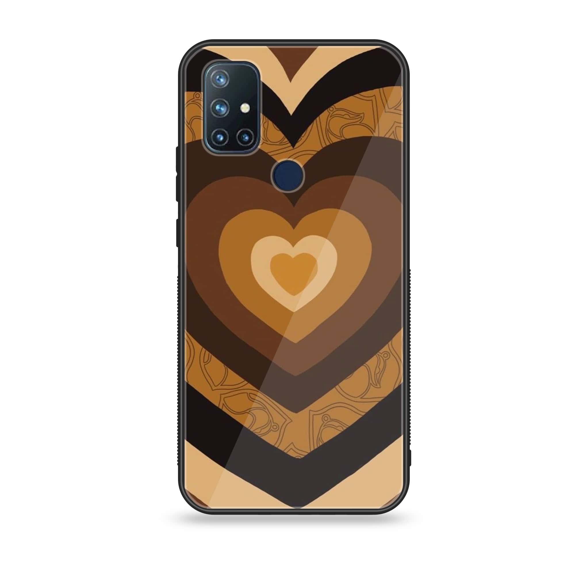 OnePlus Nord N10-Heart Beat 2.0 Series - Premium Printed Glass soft Bumper shock Proof Case