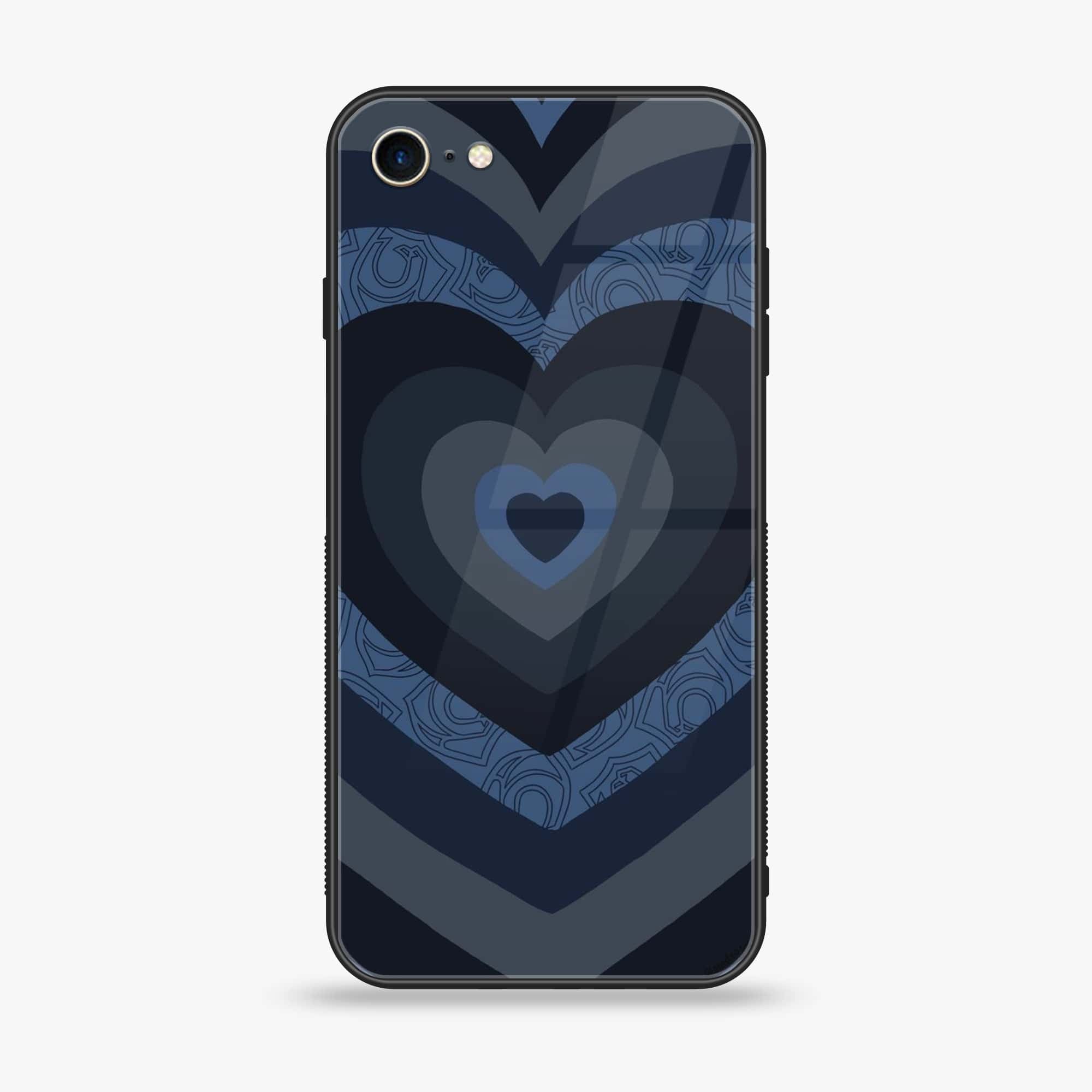 iPhone SE 2022 - Heart Beat Series 2.0 - Premium Printed Glass soft Bumper shock Proof Case