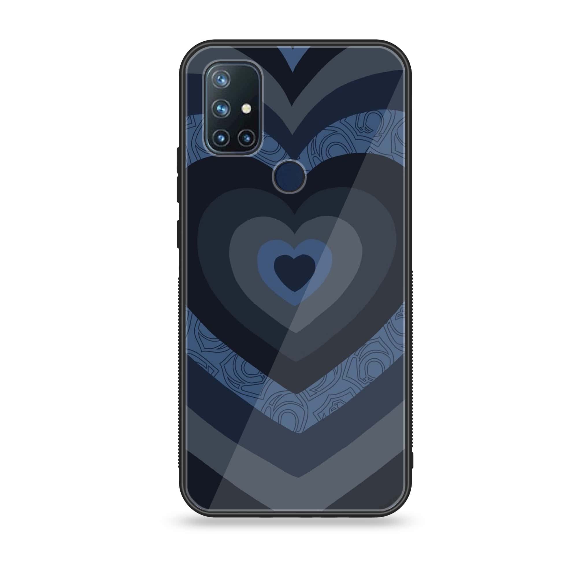 OnePlus Nord N10-Heart Beat 2.0 Series - Premium Printed Glass soft Bumper shock Proof Case