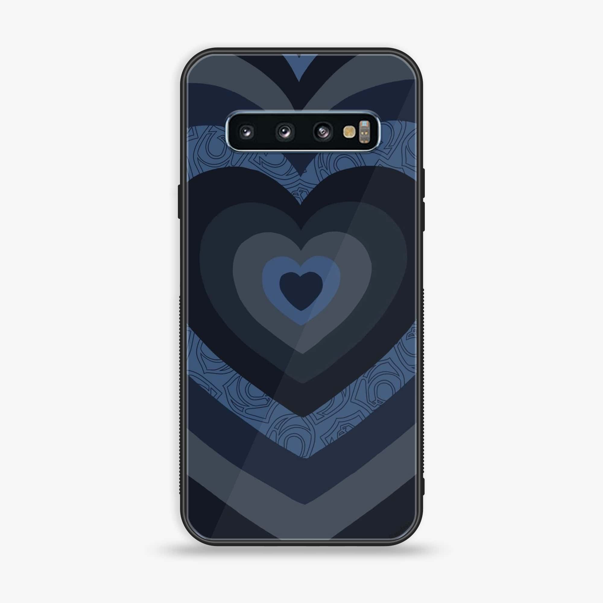 Samsung Galaxy S10 - Heart Beat Series 2.0 - Premium Printed Glass soft Bumper shock Proof Case
