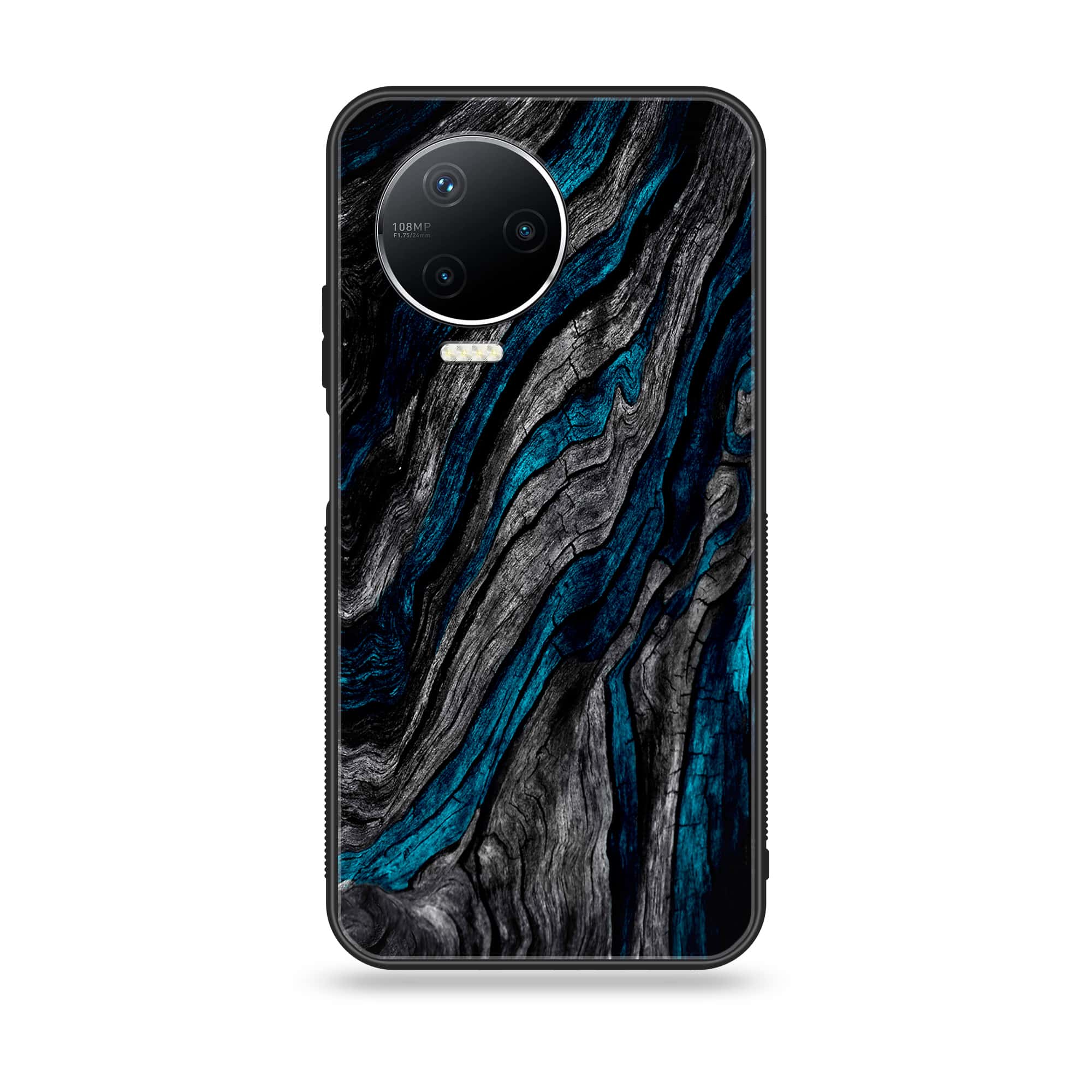 Infinix Note 12 Pro - Liquid Marble Series - Premium Printed Glass soft Bumper shock Proof Case