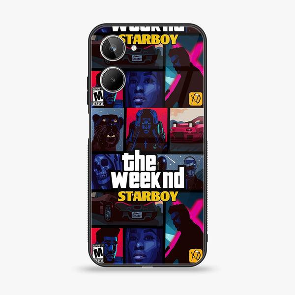 Realme 10 4G - The Weeknd Star Boy - Premium Printed Glass soft Bumper Shock Proof Case