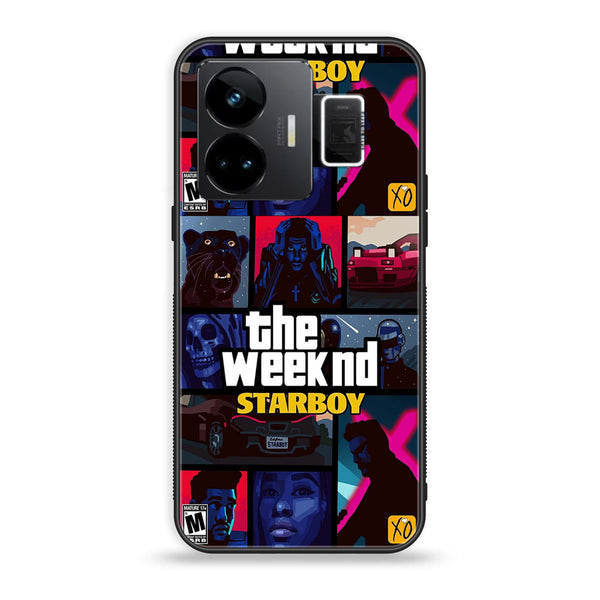 Realme GT3 - The Weeknd Star Boy - Premium Printed Glass soft Bumper Shock Proof Case