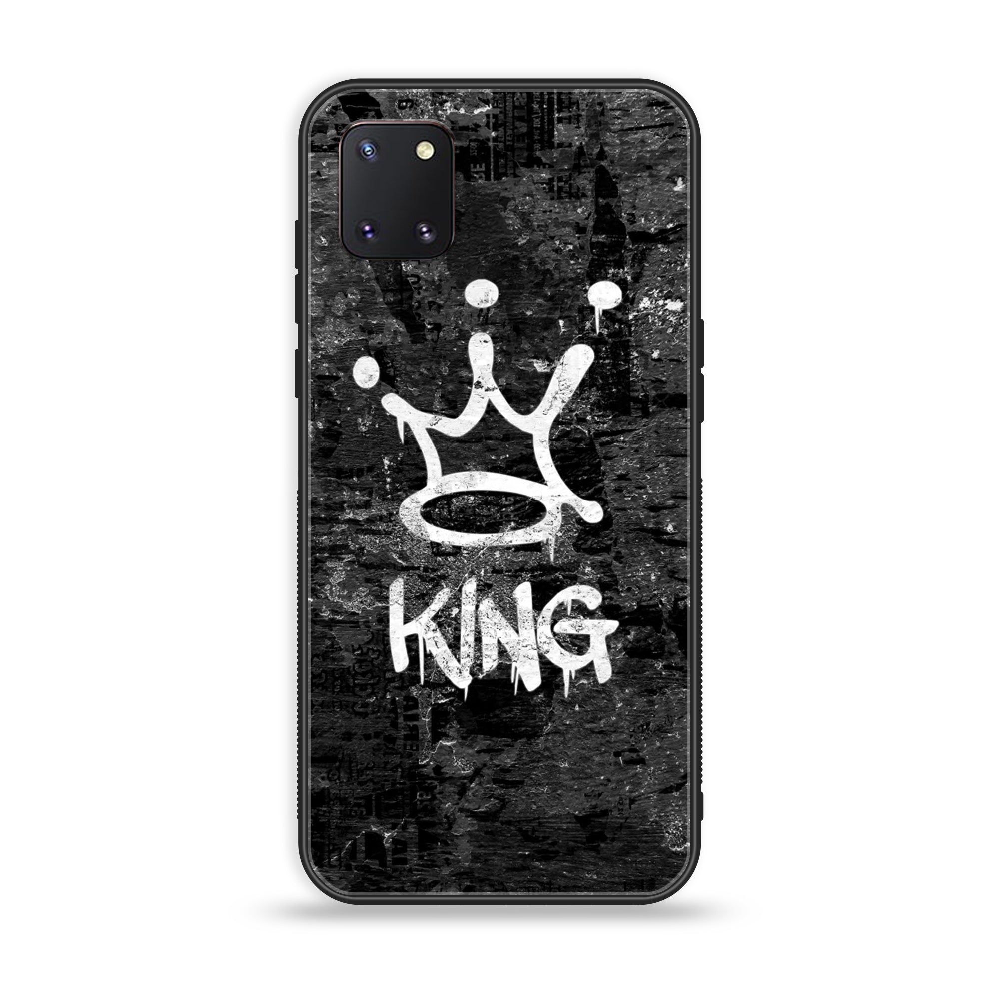 Samsung Galaxy Note 10 Lite - King Series v2.0 Series - Premium Printed Glass soft Bumper shock Proof Case