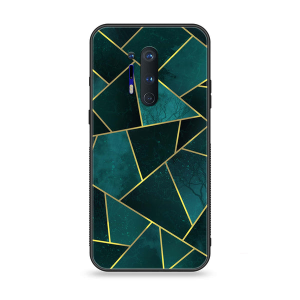 OnePlus 8 Pro -  Geometric Marble Series - Premium Printed Glass soft Bumper shock Proof Case
