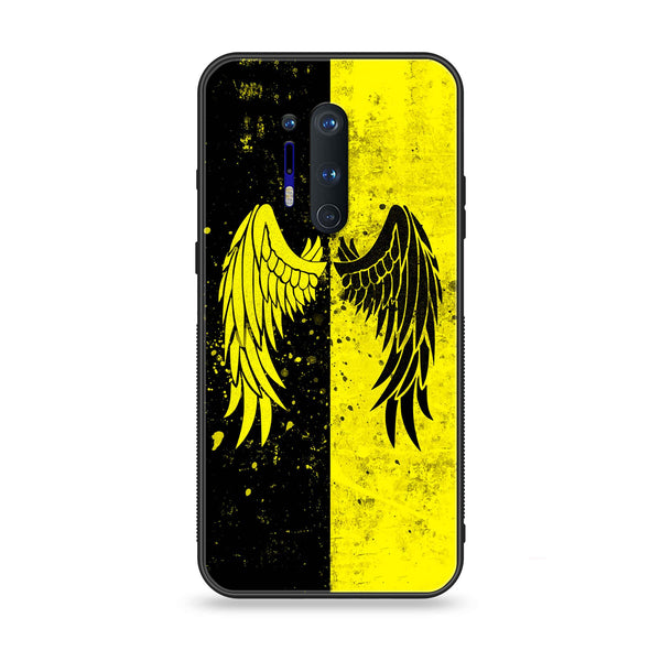 OnePlus 8 Pro - Angel Wings 2.0 Series - Premium Printed Glass soft Bumper shock Proof Case