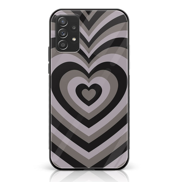 Samsung Galaxy A53 - Heart Beat Series - Premium Printed Glass soft Bumper shock Proof Case