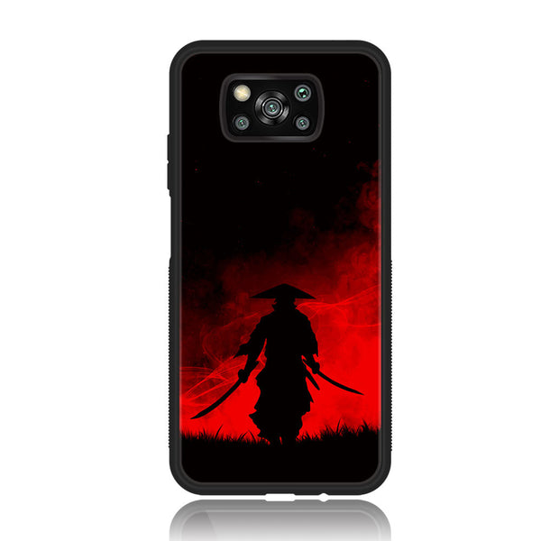 Xiaomi Poco X3 NFC  - Ninja Series - Premium Printed Glass soft Bumper shock Proof Case