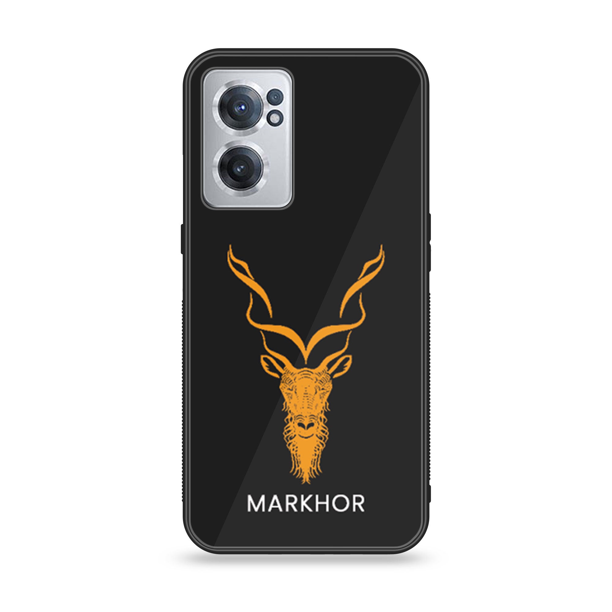 OnePlus Nord CE 2 5G - Markhor Series - Premium Printed Glass soft Bumper shock Proof Case