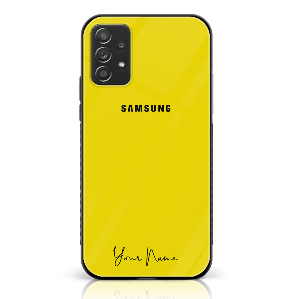 Custom Name Design Premium Glass Case For All Samsung Models