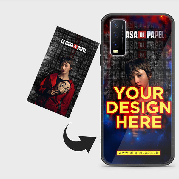 Vivo Y12s Customize your own Premium Printed Glass Case