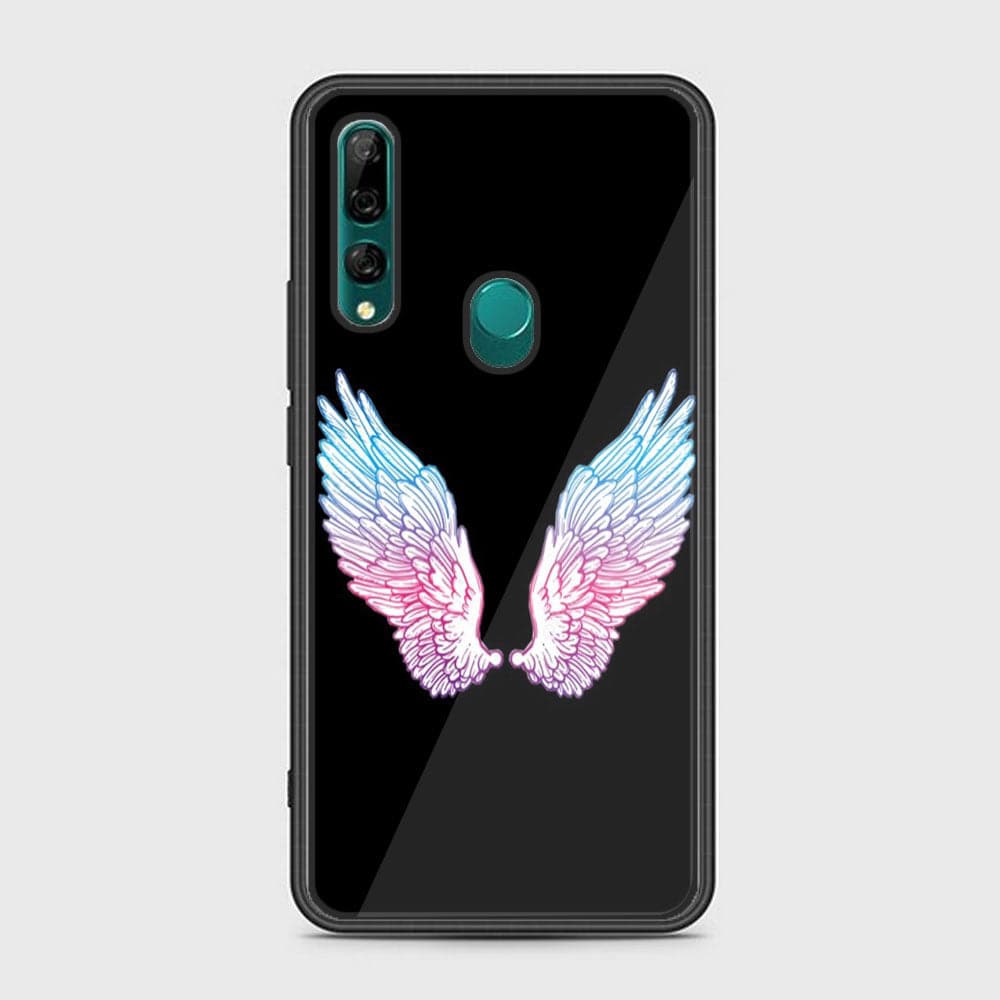 Huawei Y9 Prime (2019) - Angel Wings Series - Premium Printed Glass soft Bumper shock Proof Case