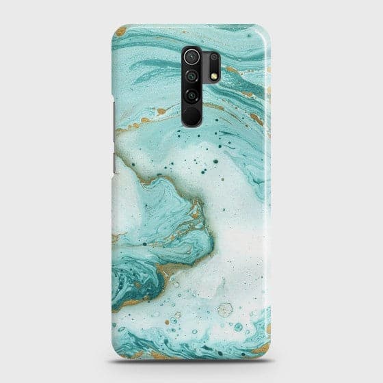 Xiaomi Redmi 9 Prime Aqua Blue Marble Case
