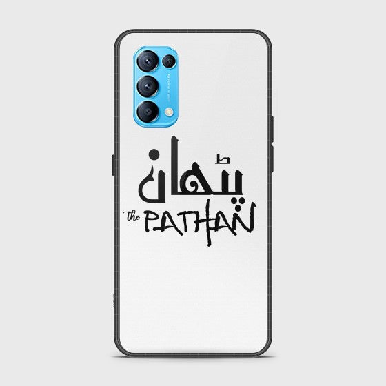 Oppo Find X3 Lite Caste Name Pathan Glass Customized Case