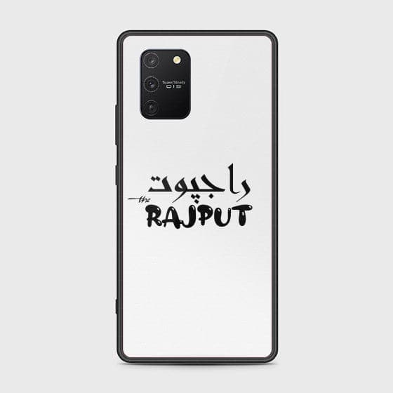 Samsung Galaxy A91 Caste Name Rajput Glass Case