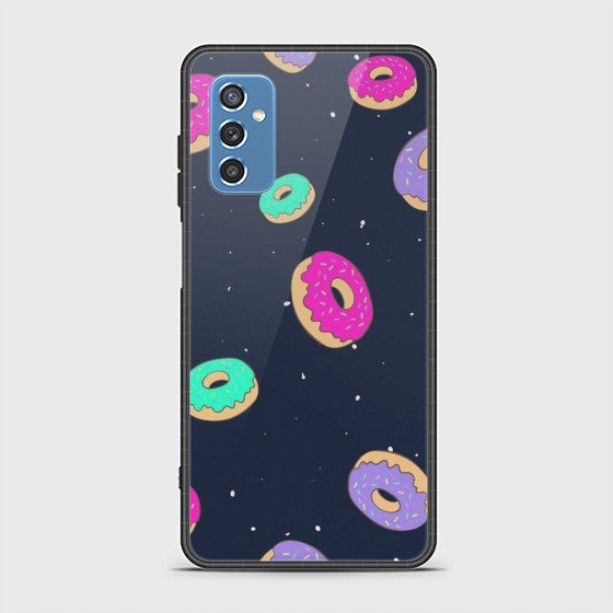 Samsung Galaxy M52 5G Colorful Donuts Glass Case