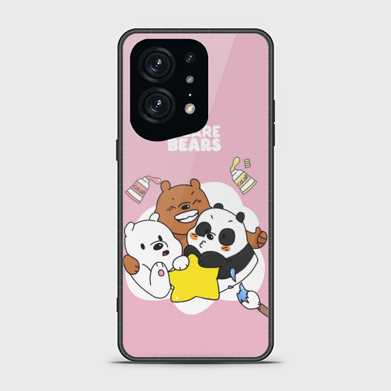Oppo Find X5 Pro Cute Trendy Animated Character Glass Case