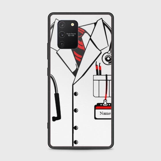 Samsung Galaxy A91 Doctor Costume Glass Case