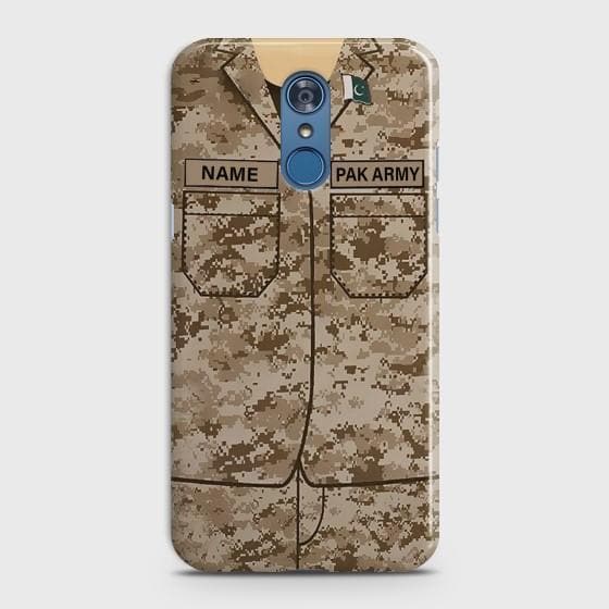 LG Q7 Army Costume With Custom Name Case