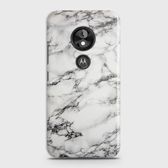 Motorola Moto E5 Trendy White Marble  Case