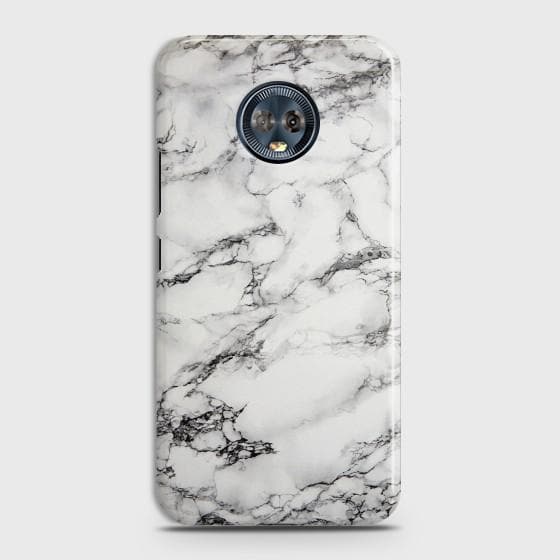 Motorola Moto G6 Plus Trendy White Marble  Case