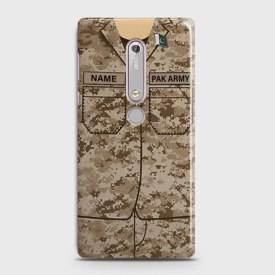 Nokia 6.1 Army Costume With Custom Name Case
