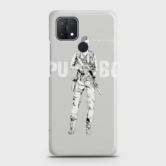 Realme C25s PUBG Lady Warrior Customized Case