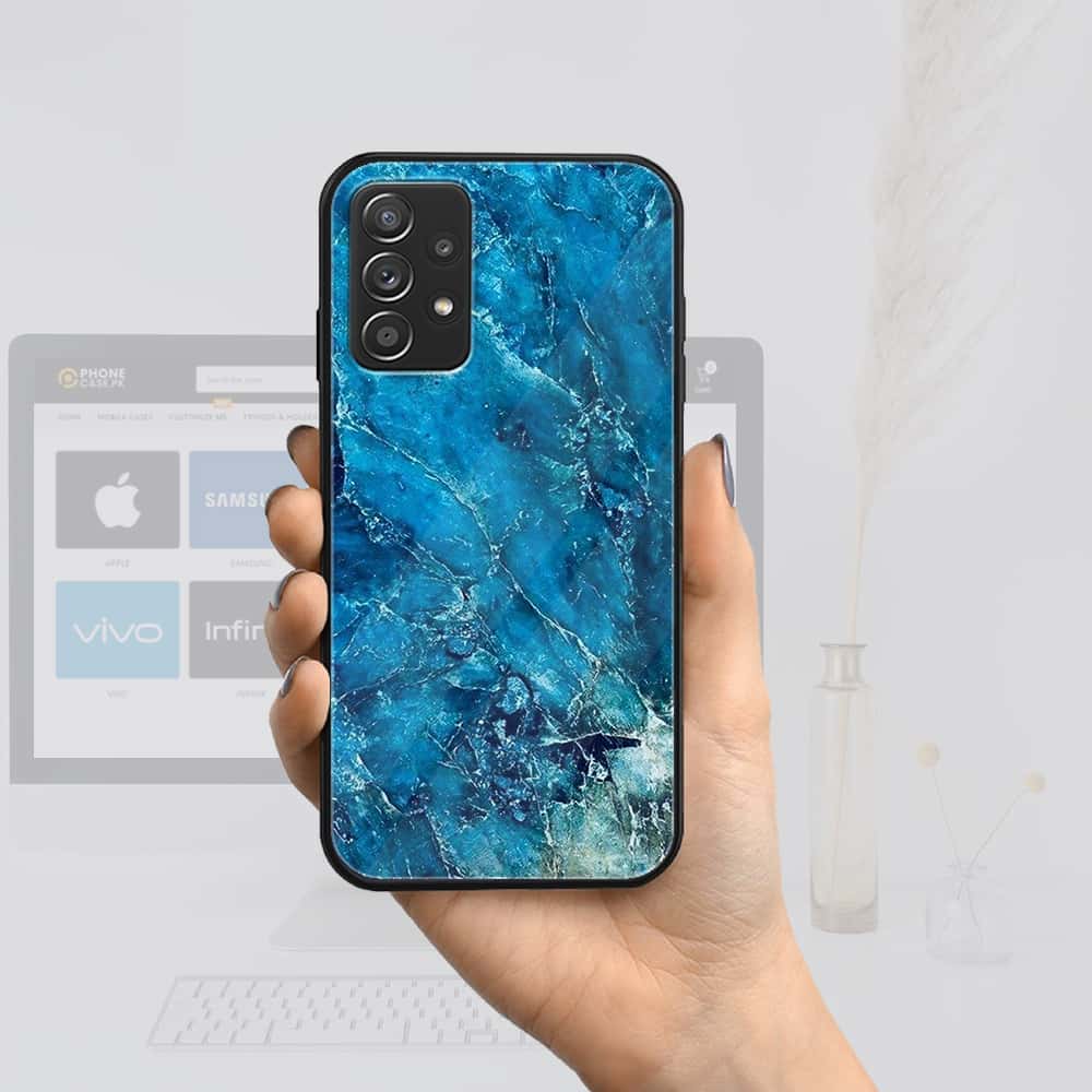 Blue Marble Series  V 2.0  - HQ Ultra Shine Premium Glass Phone Case All Models