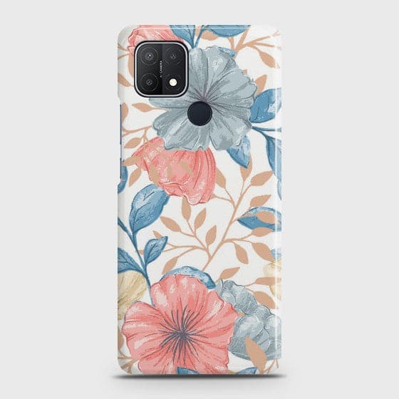 Oppo A15 Seamless Flower Customized Case