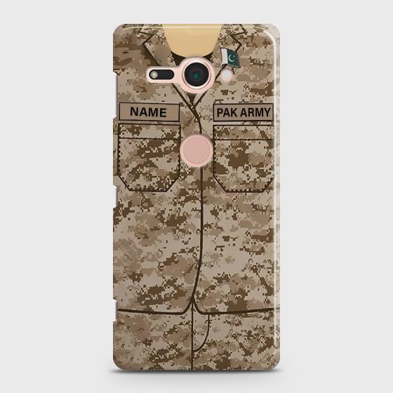 Sony Xperia XZ 2 Compact Army Costume With Custom Name Case