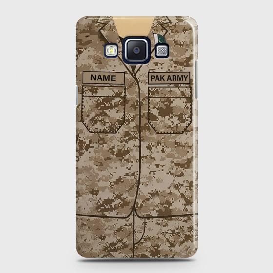 Samsung Galaxy A5 2015 Army shirt with Custom Name Case