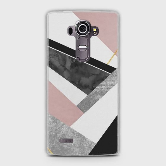 LG G4 Geometric Luxe Marble Case