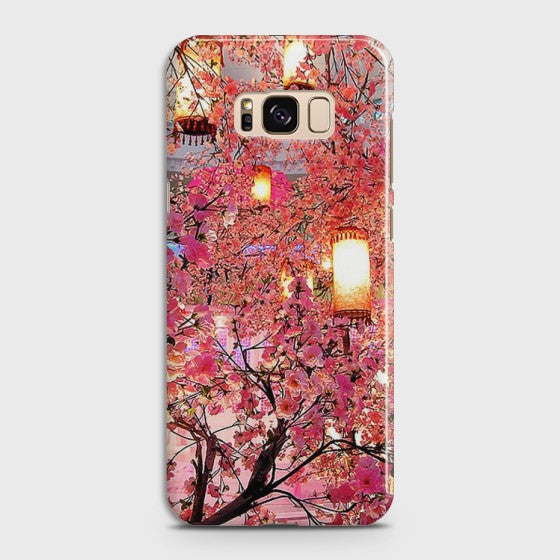 SAMSUNG GALAXY S8 plus Pink blossoms Lanterns Case