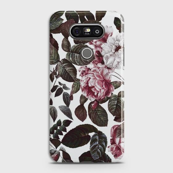LG G5 Shadow Blossom Vintage Flowers Case