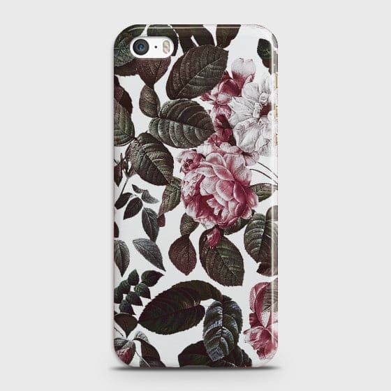 IPHONE 5/5C/5S Shadow Blossom Vintage Flowers Case
