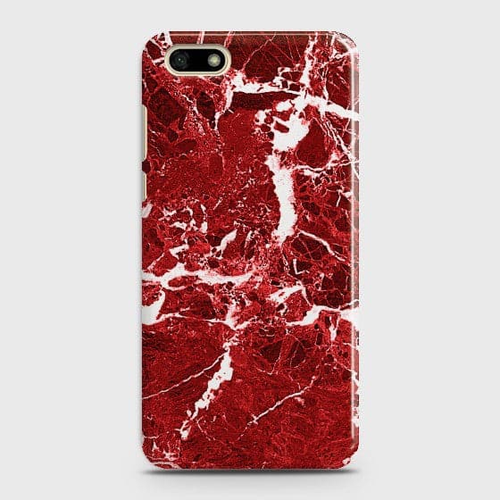 HUAWEI Y5 PRIME 2018 Deep Red Marble Case