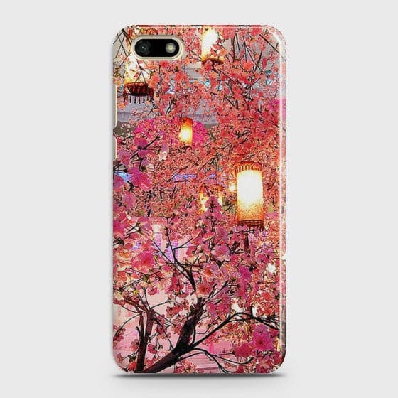 HUAWEI Y5 PRIME 2018 Pink blossoms Lanterns Case